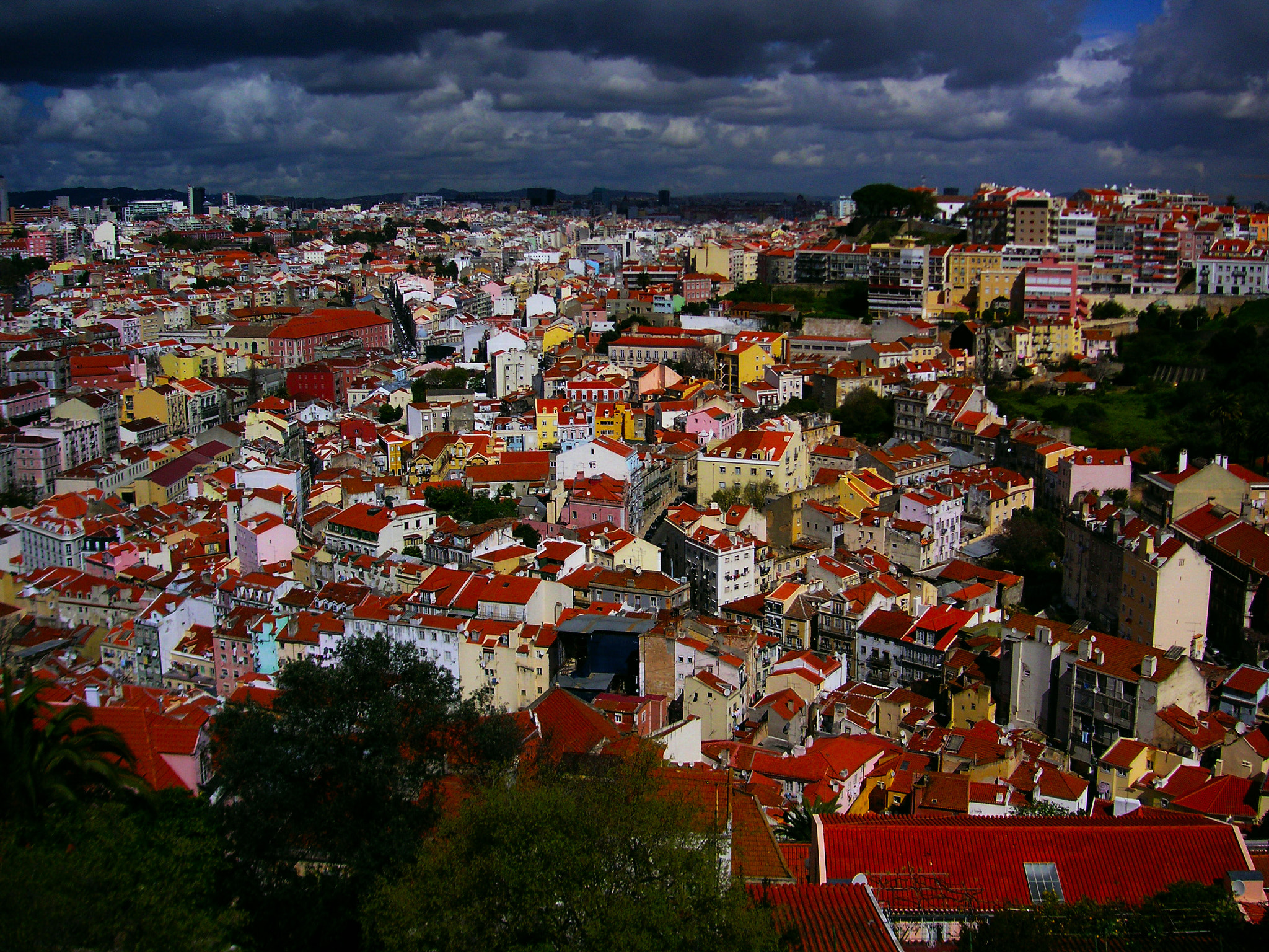 KONICA MINOLTA DiMAGE X50 sample photo. Lisboa desde el castillo de san jorge photography