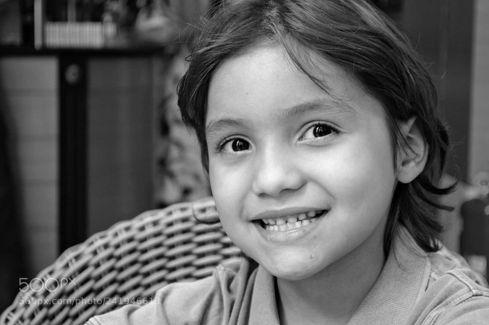 Nikon D3200 sample photo. Child b&w photography