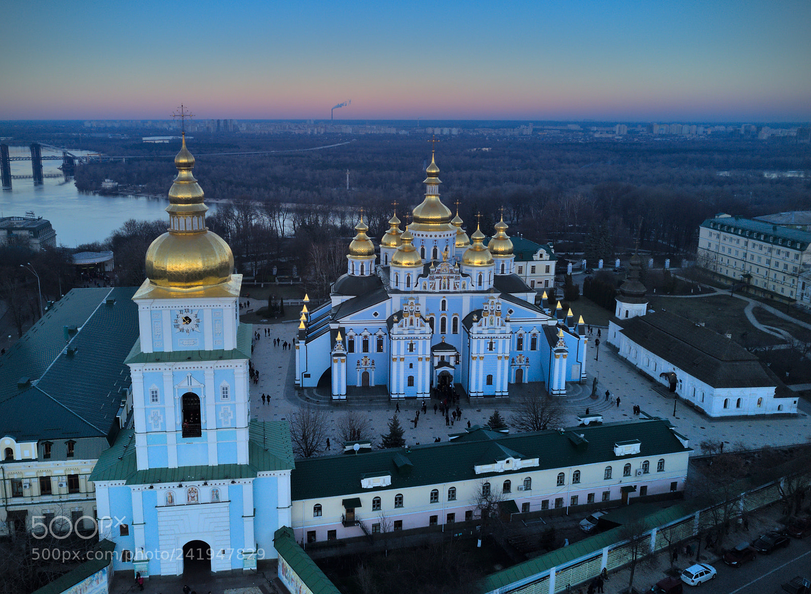 DJI FC220 sample photo. St. michael's golden-domed monastery photography