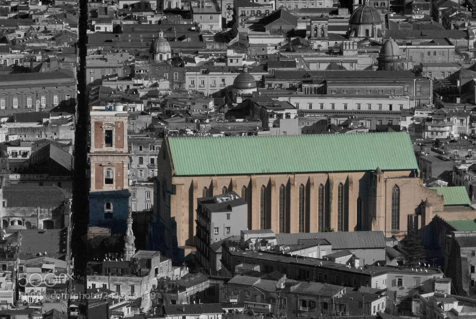 Nikon D3000 sample photo. S.chiara's church in naples photography