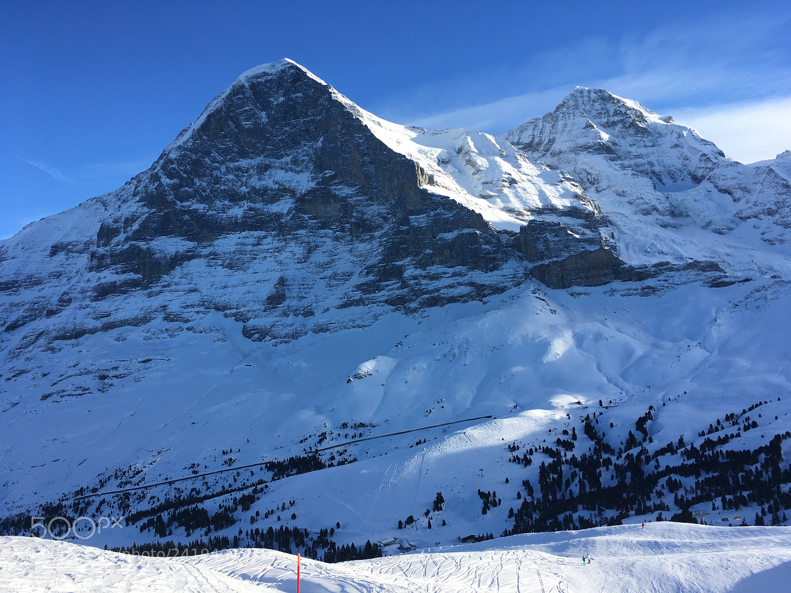 Apple iPhone SE sample photo. Eiger im berner oberland photography