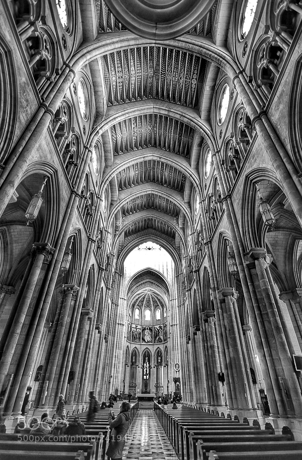 Nikon D5500 sample photo. Catedral de la almudena photography