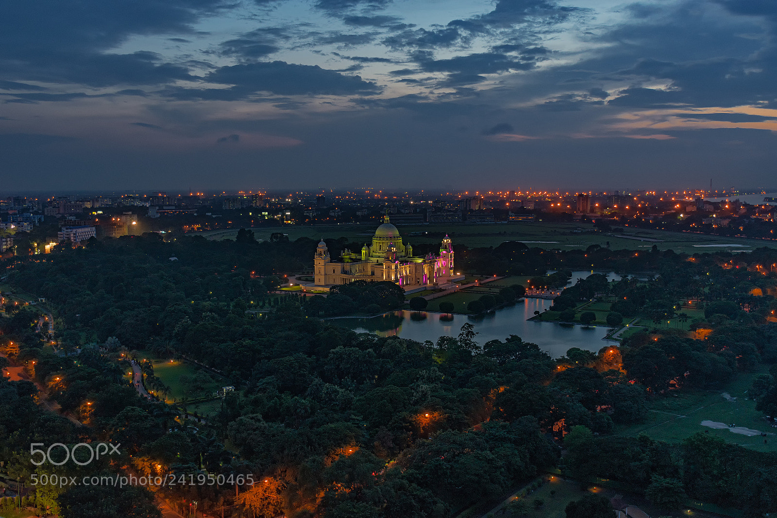 Nikon D5500 sample photo. Victoria memorial in kolkata  photography