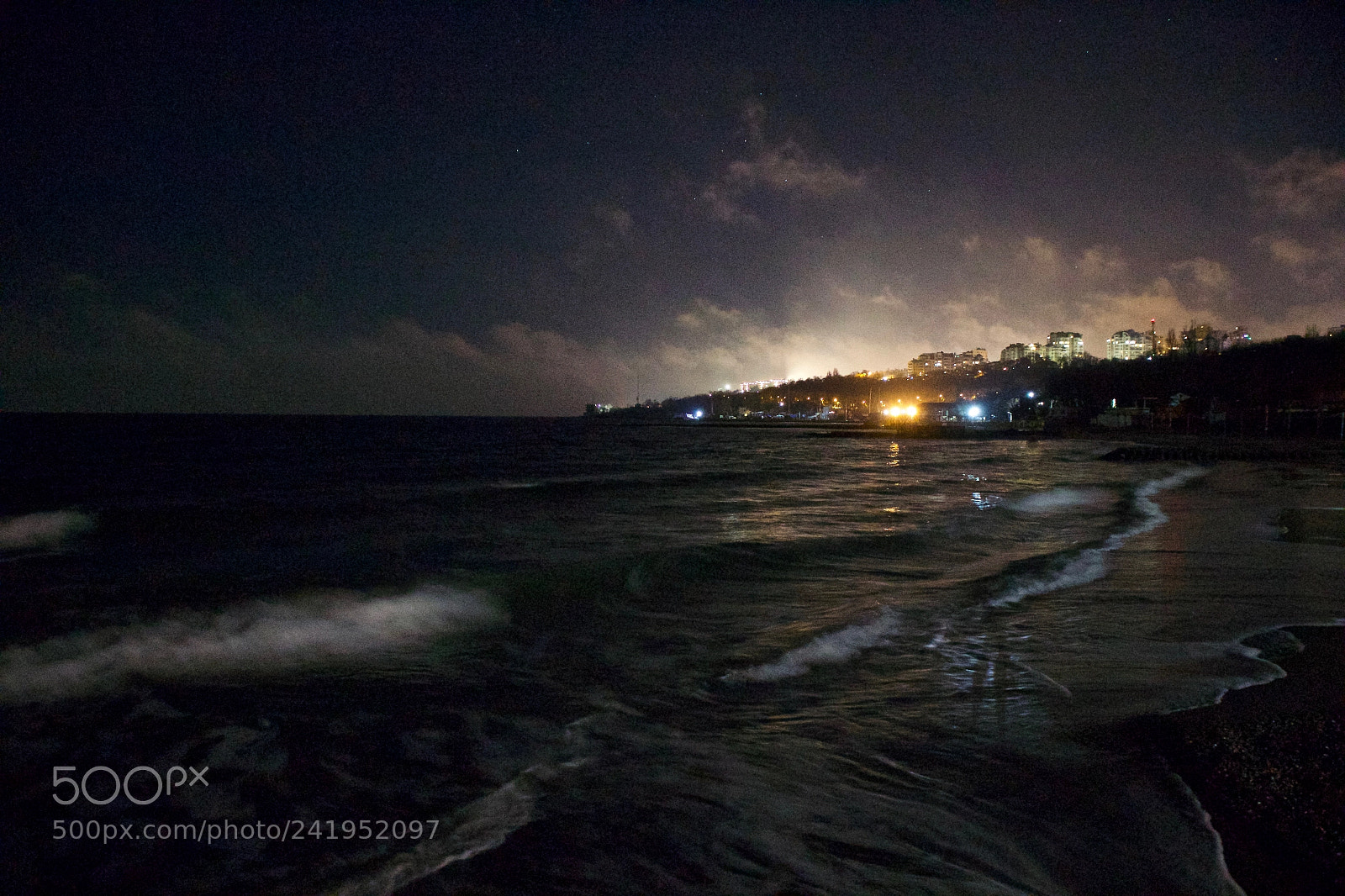 Canon EOS M10 sample photo. Ночное море photography