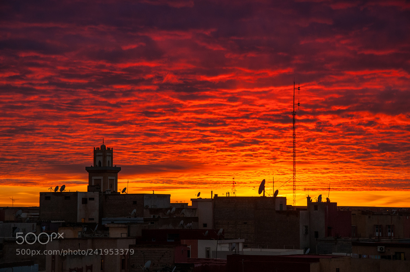 Nikon D300S sample photo. Sunset in morocco photography