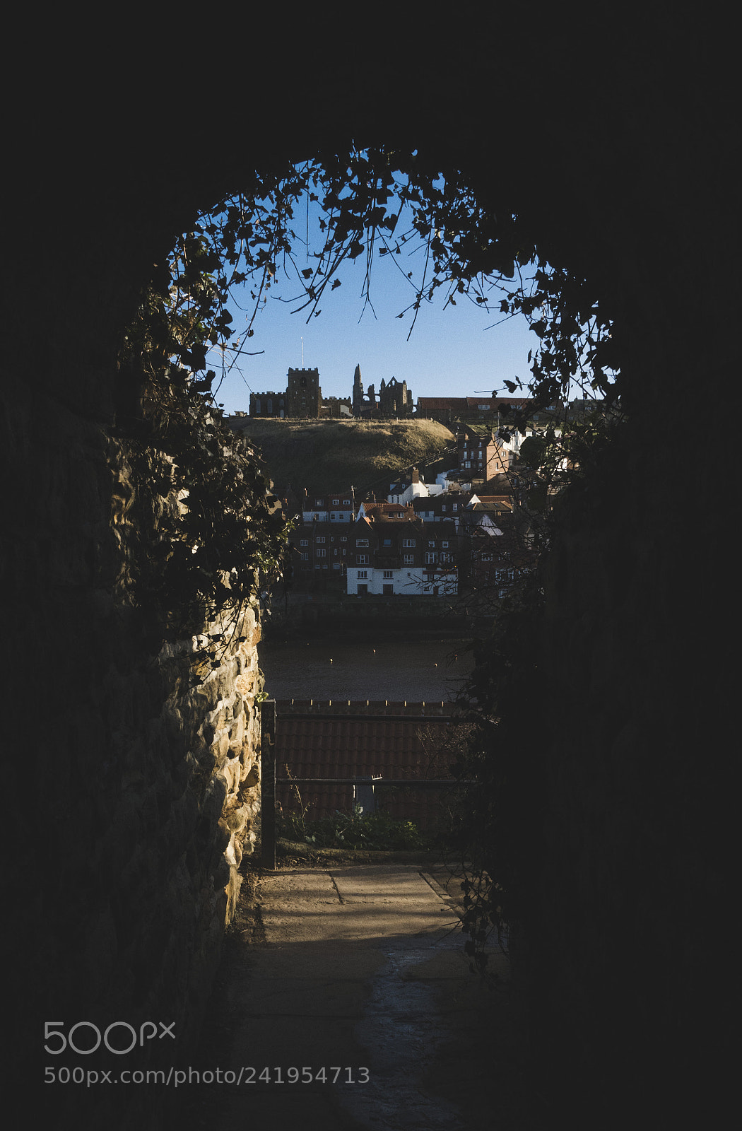 Sony DSC-RX100M5 sample photo. Through the keyhole, whitby. photography