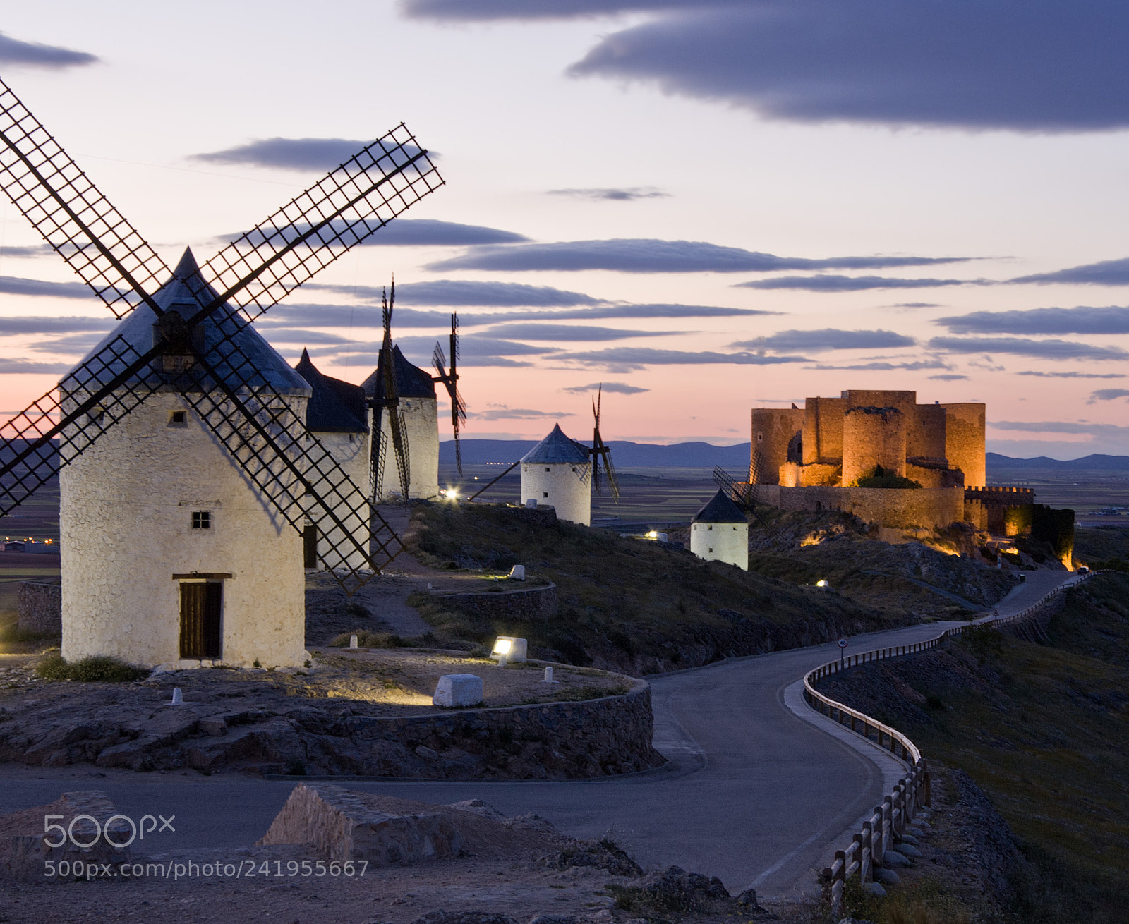 Canon EOS 40D sample photo. Sunset under windmills photography