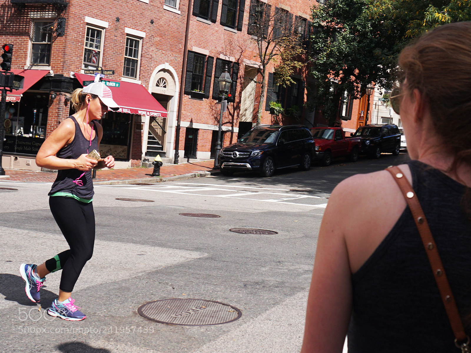 Sony a6500 sample photo. Jogger on charles st photography