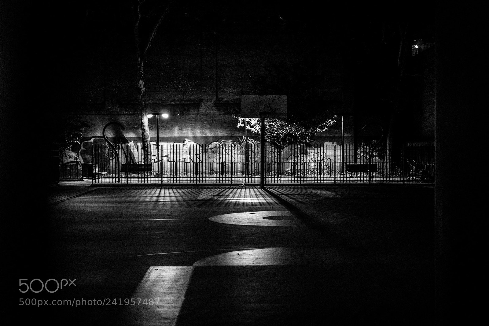Sony a6300 sample photo. Basketball by night photography