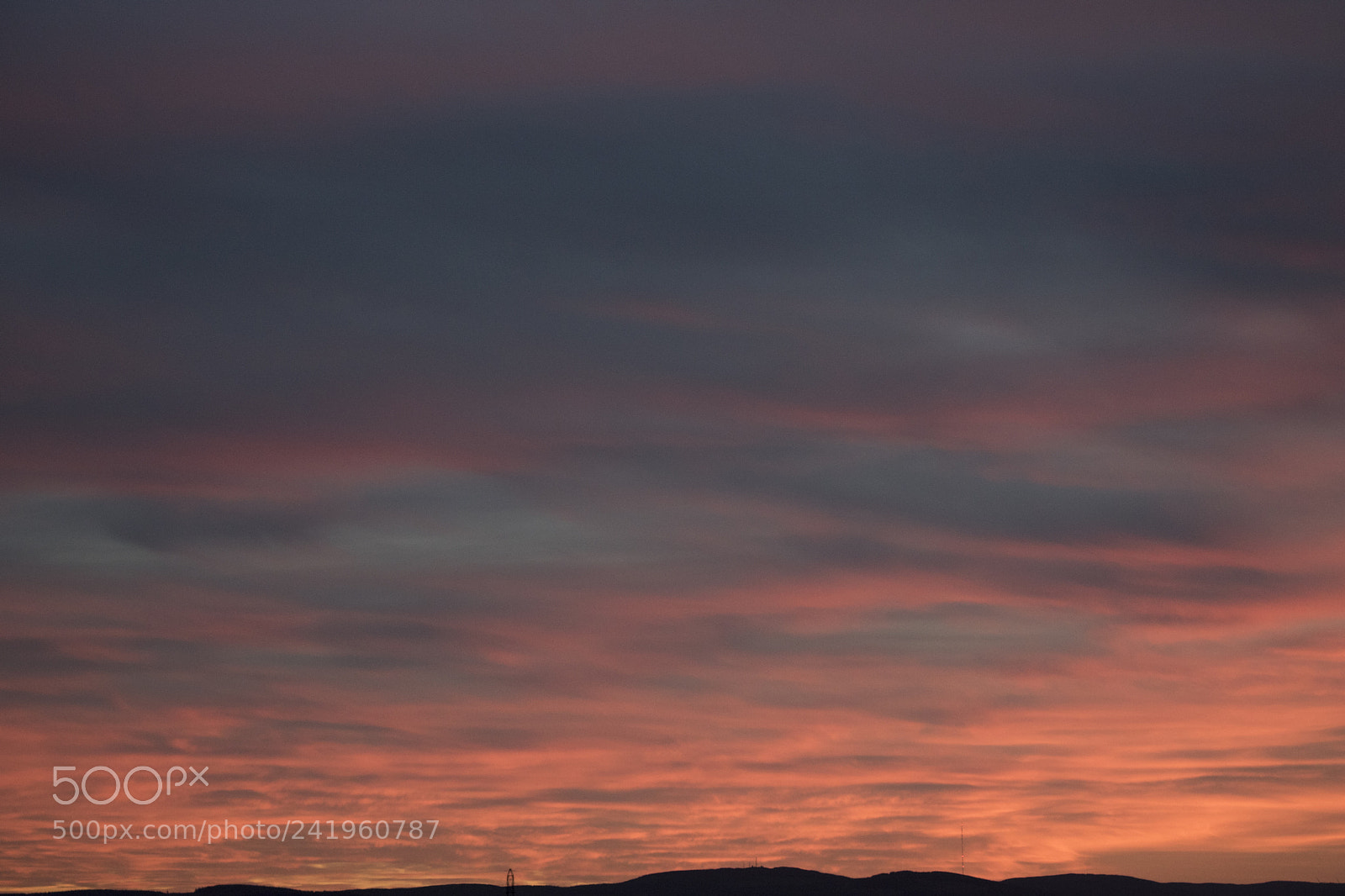 Canon EOS 750D (EOS Rebel T6i / EOS Kiss X8i) sample photo. Dusk sky over landscape photography