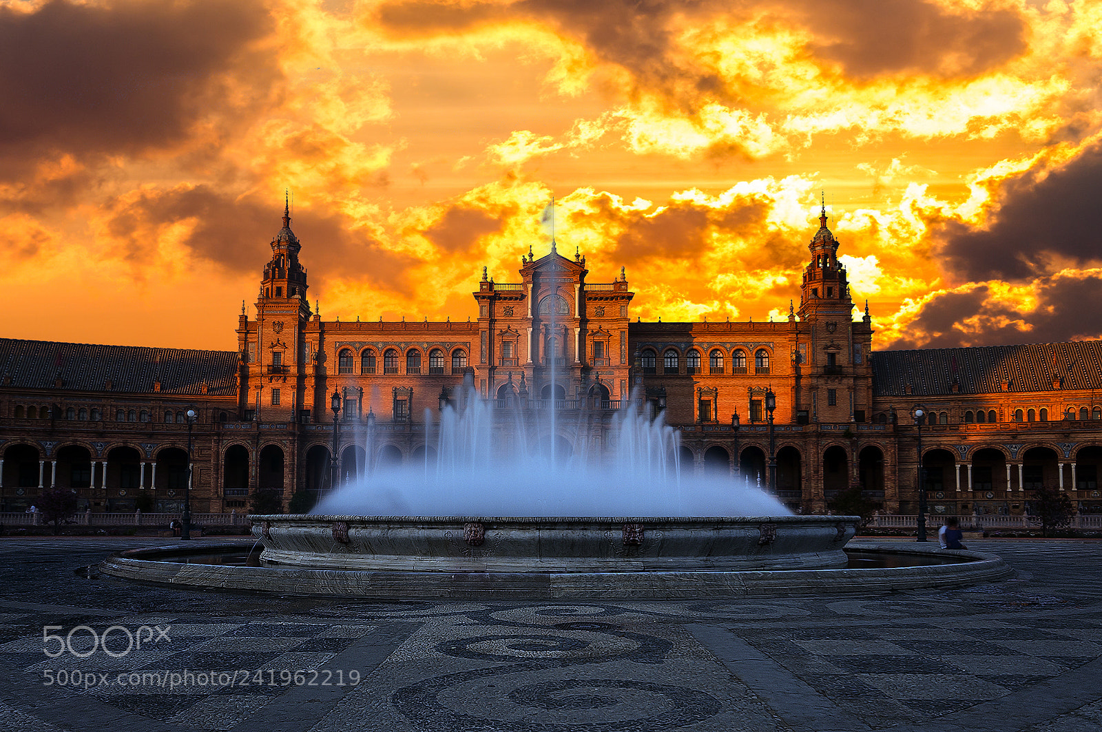 Nikon D5000 sample photo. Plaza de españa photography