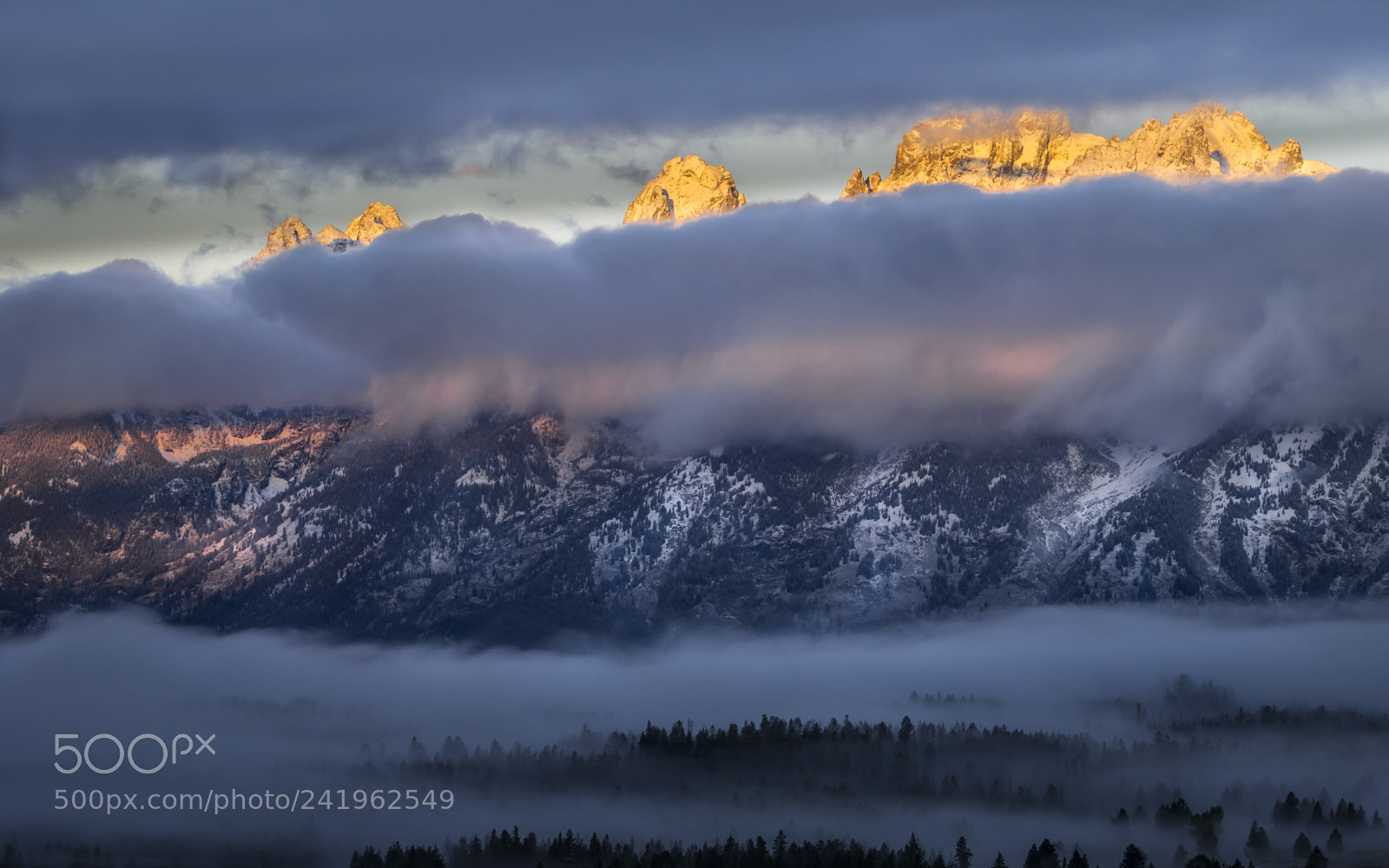 Nikon D850 sample photo. Tetons sunrise first light photography