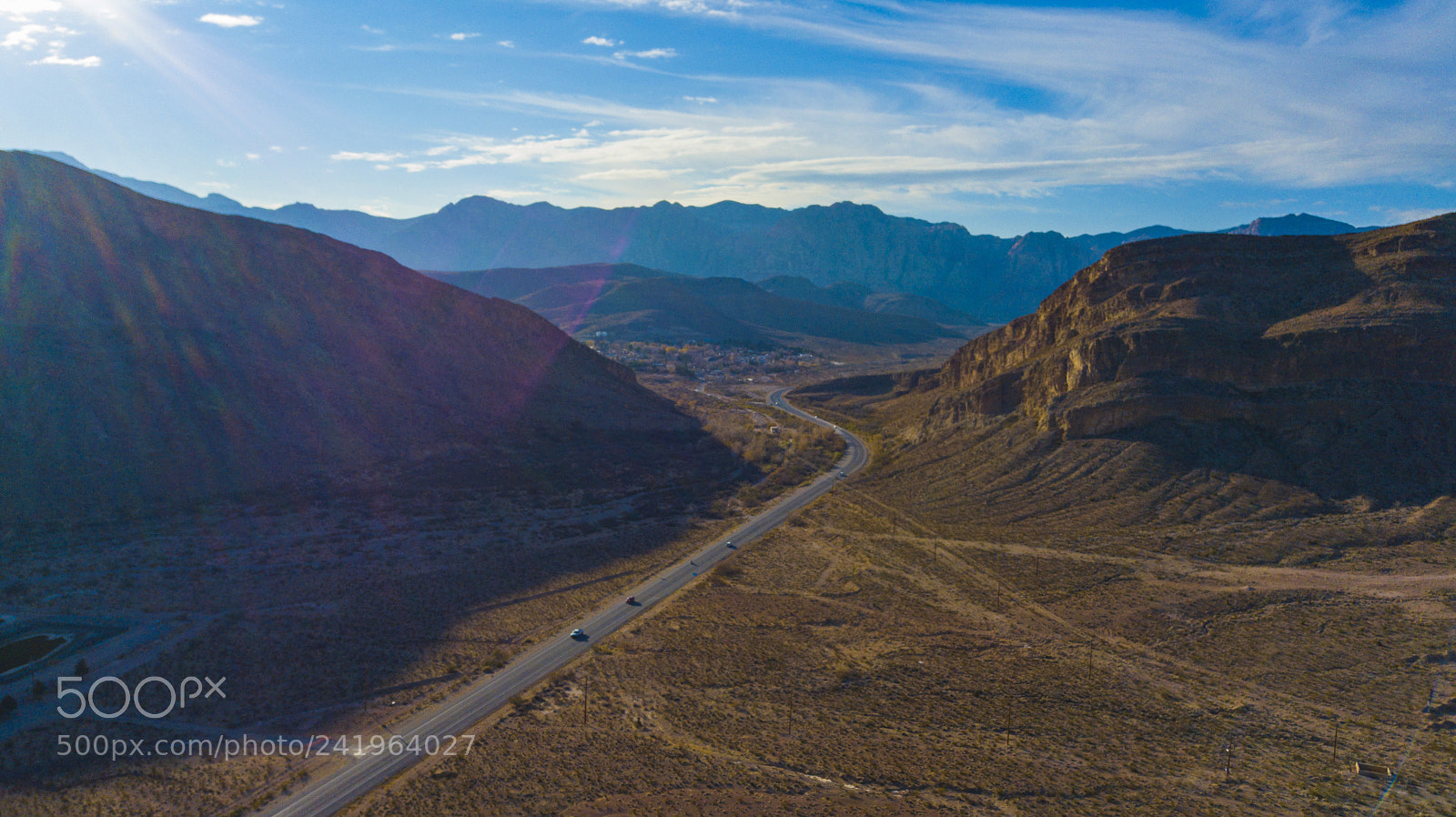 DJI FC220 sample photo. Leaving red rock photography