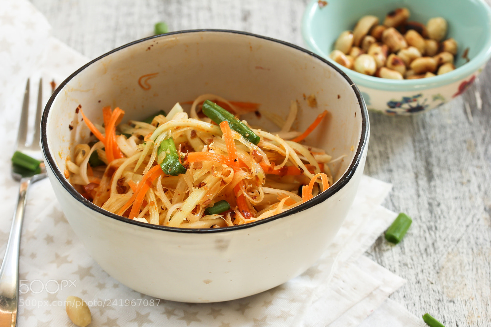 Canon EOS 60D sample photo. Homemade thai green papaya photography