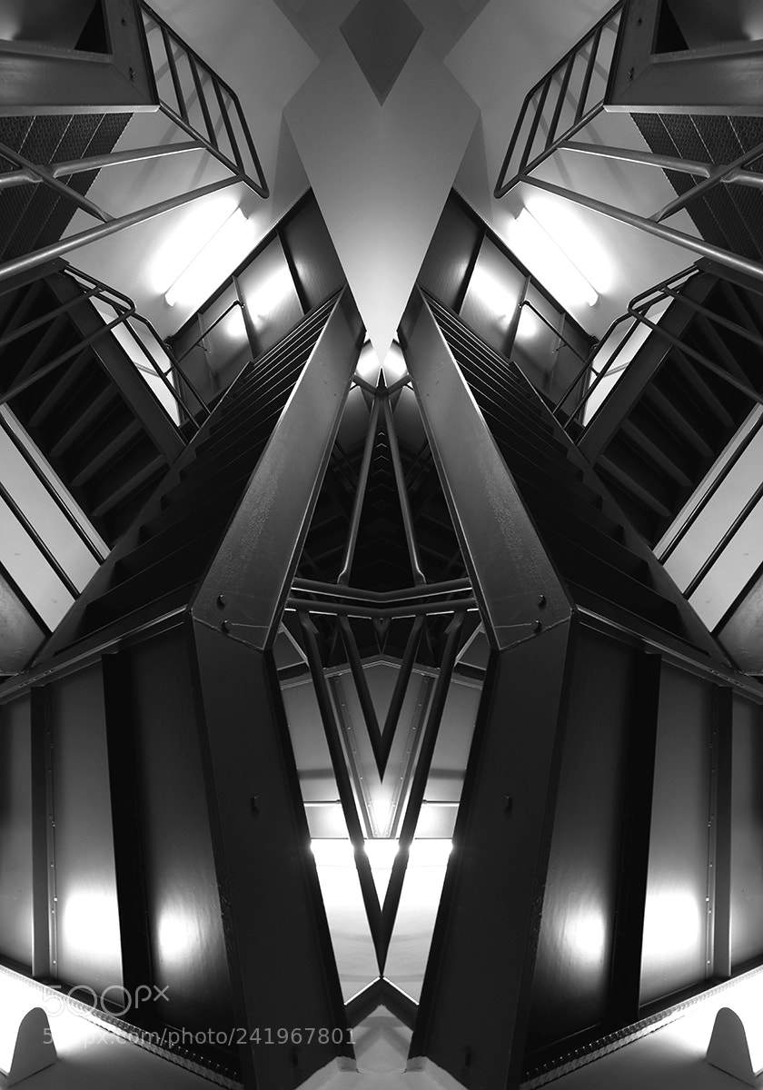 Fujifilm X-T1 sample photo. Pdc stairway web photography
