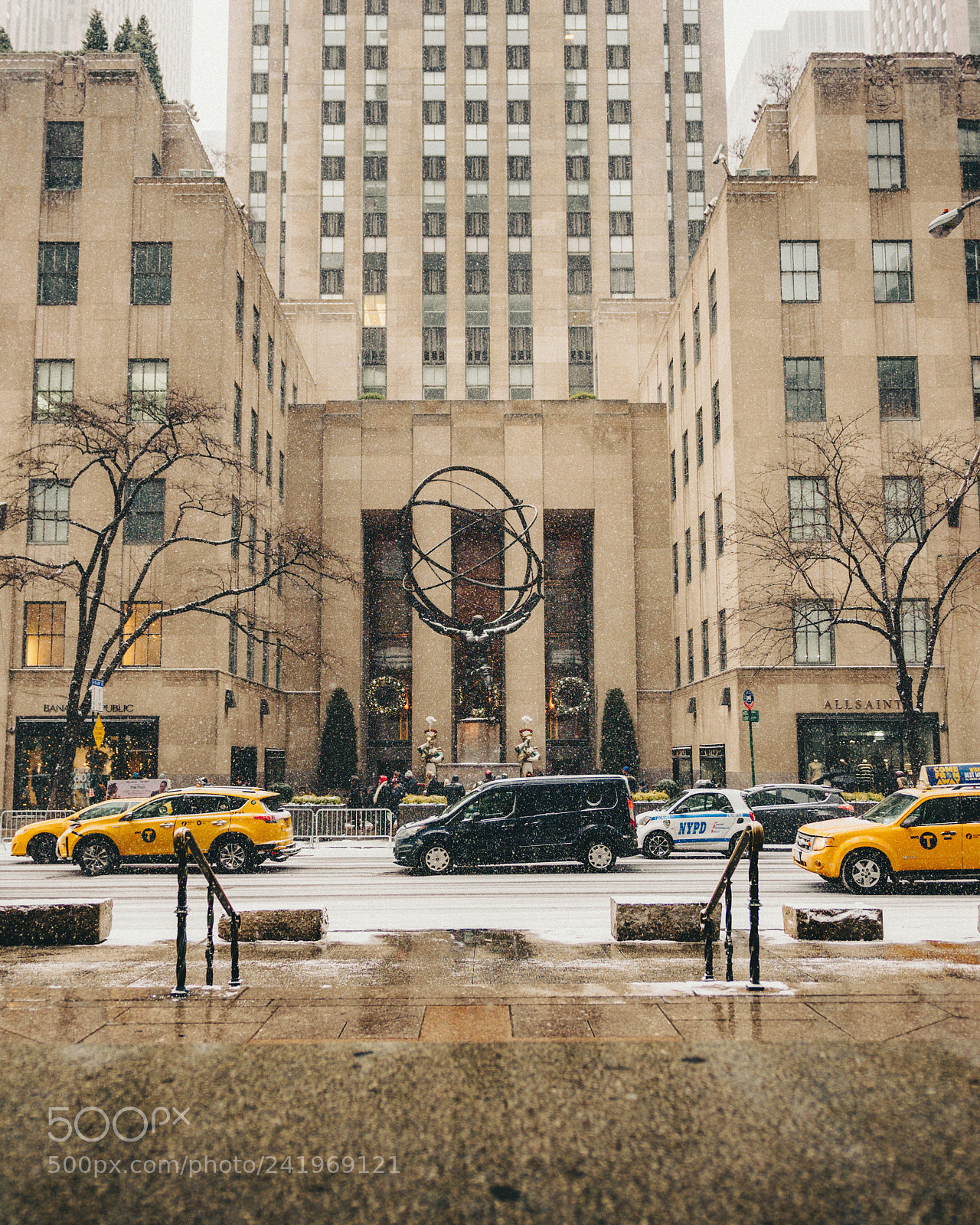 Sony a6500 sample photo. New york city snowfall photography