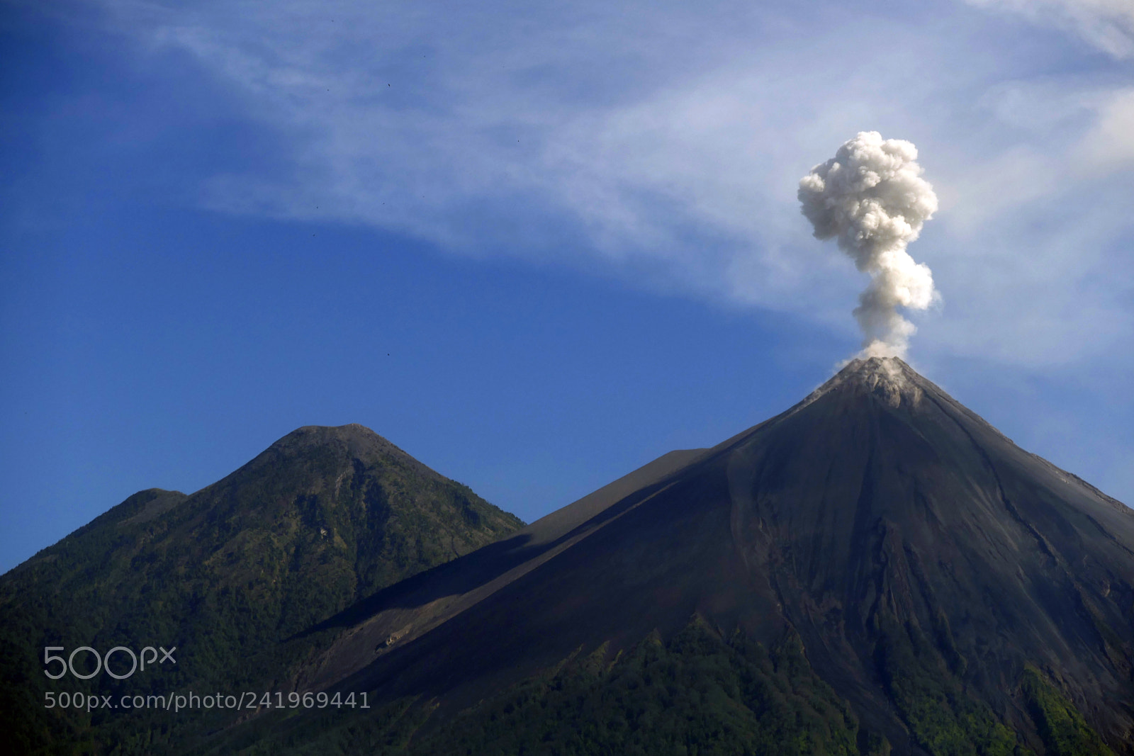 Leica V-Lux (Typ 114) sample photo. Acatenango and fuego photography