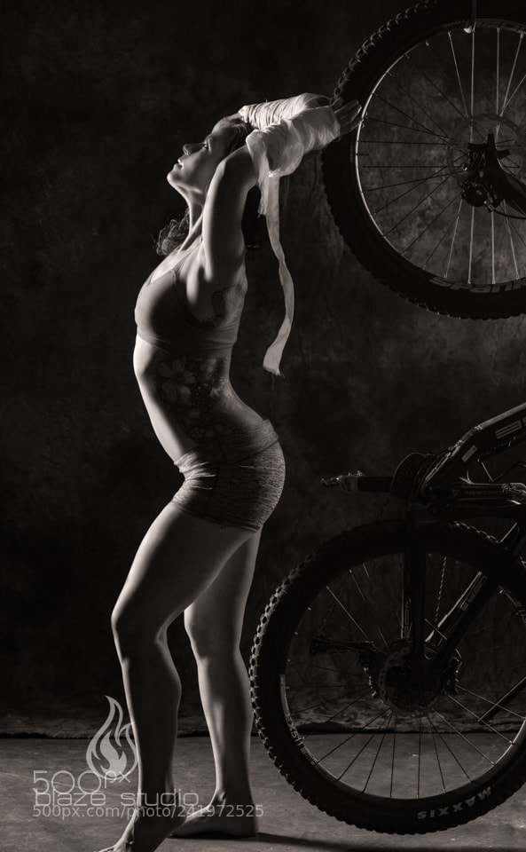Nikon D800 sample photo. Becca mountain bike edit photography