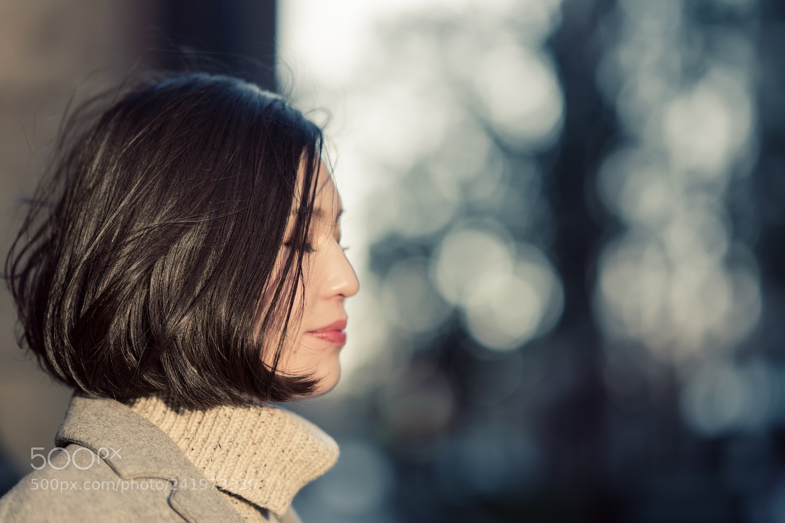 Sony a7R III sample photo. Kanako - windy - photography