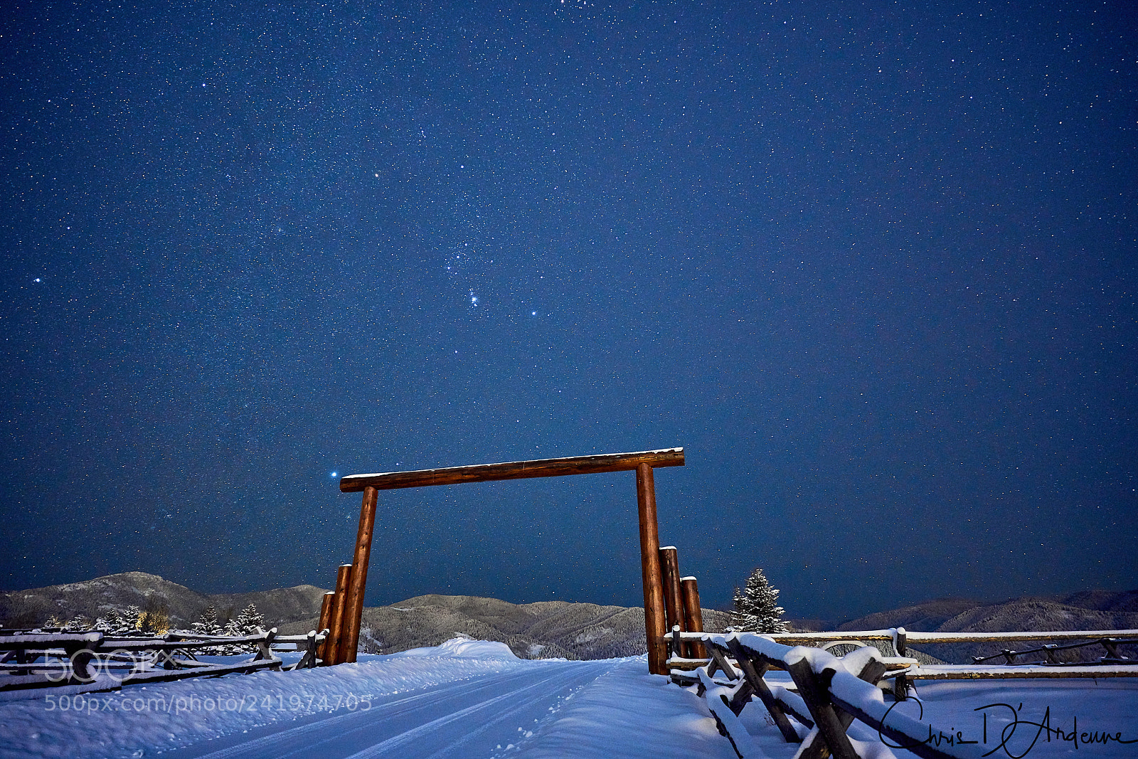 Sony a7R III sample photo. Montana night photography