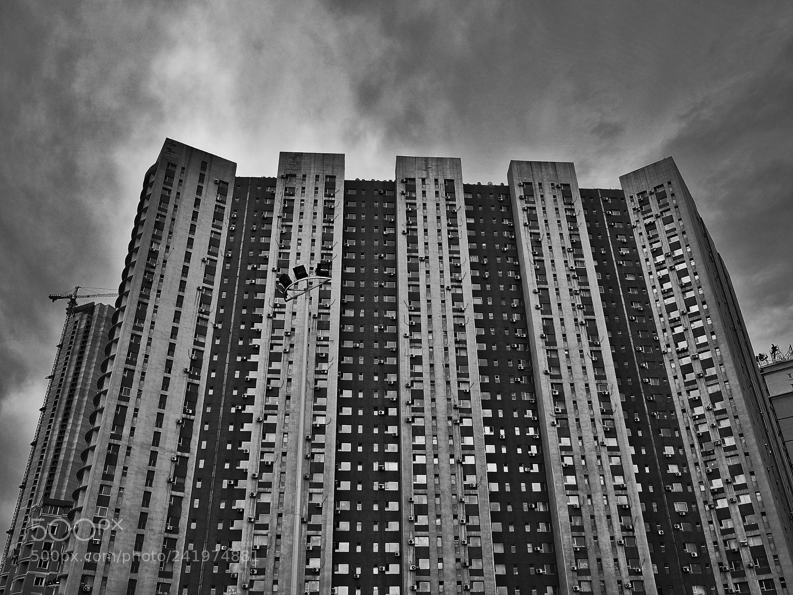 Ricoh GR II sample photo. An ugly building give photography
