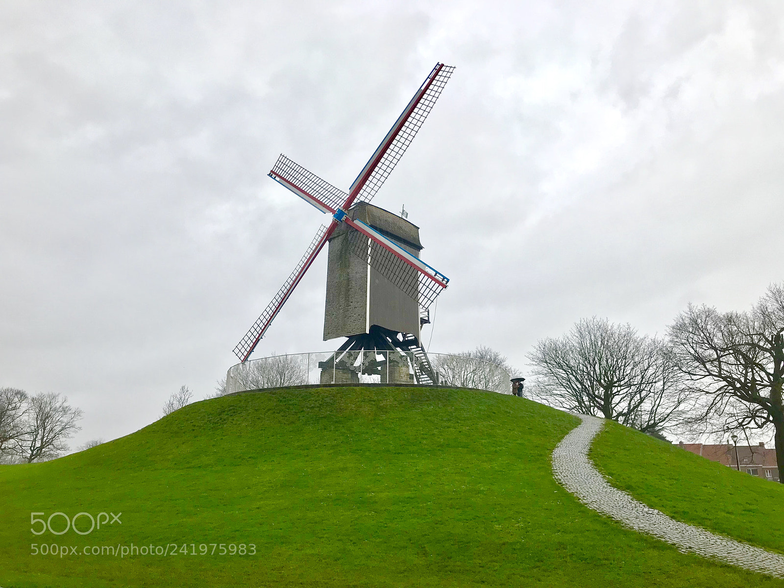 Apple iPhone 7 Plus sample photo. Windmill in brugge photography