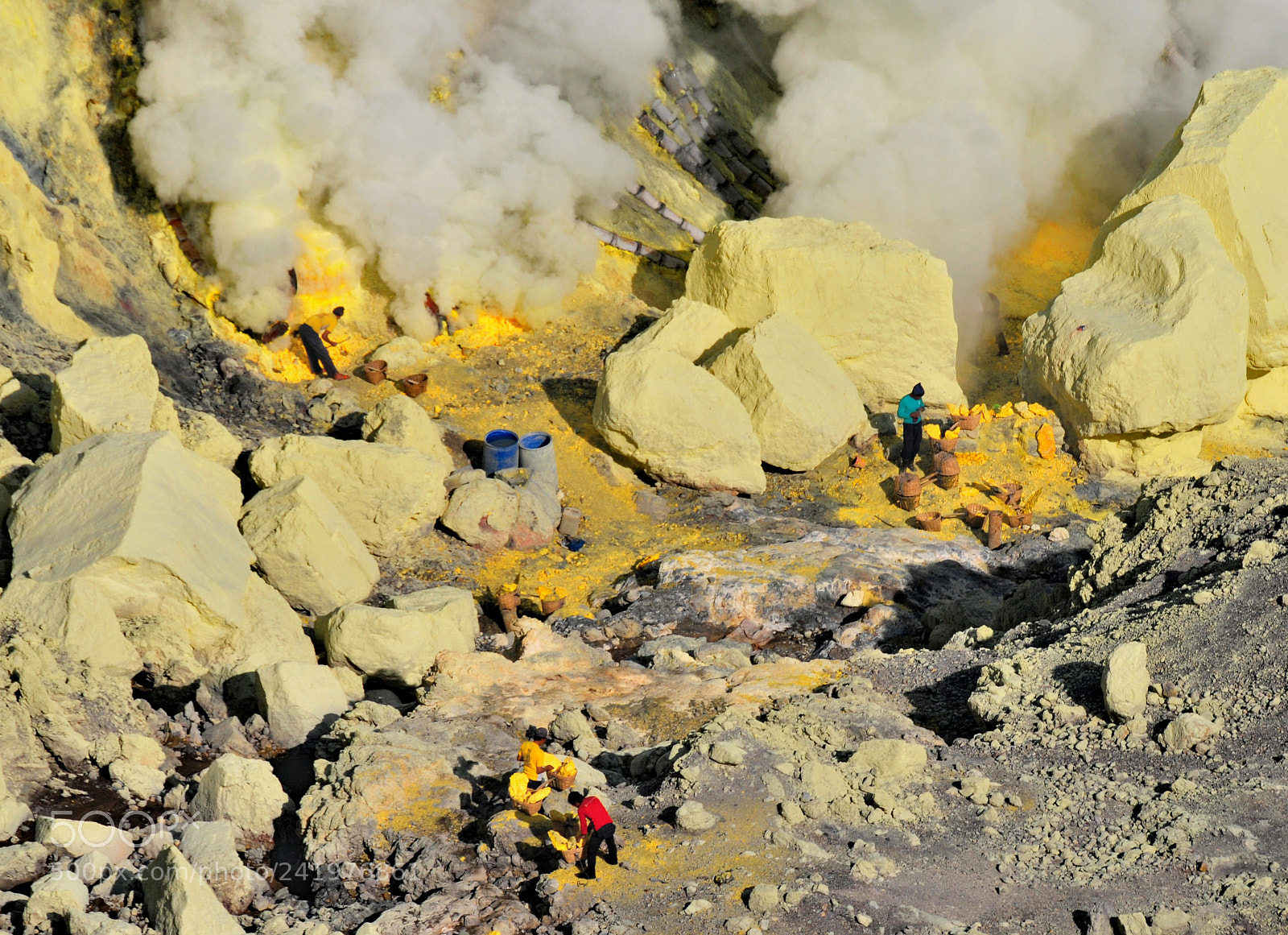 Nikon D300 sample photo. The mining for sulphur 2 photography