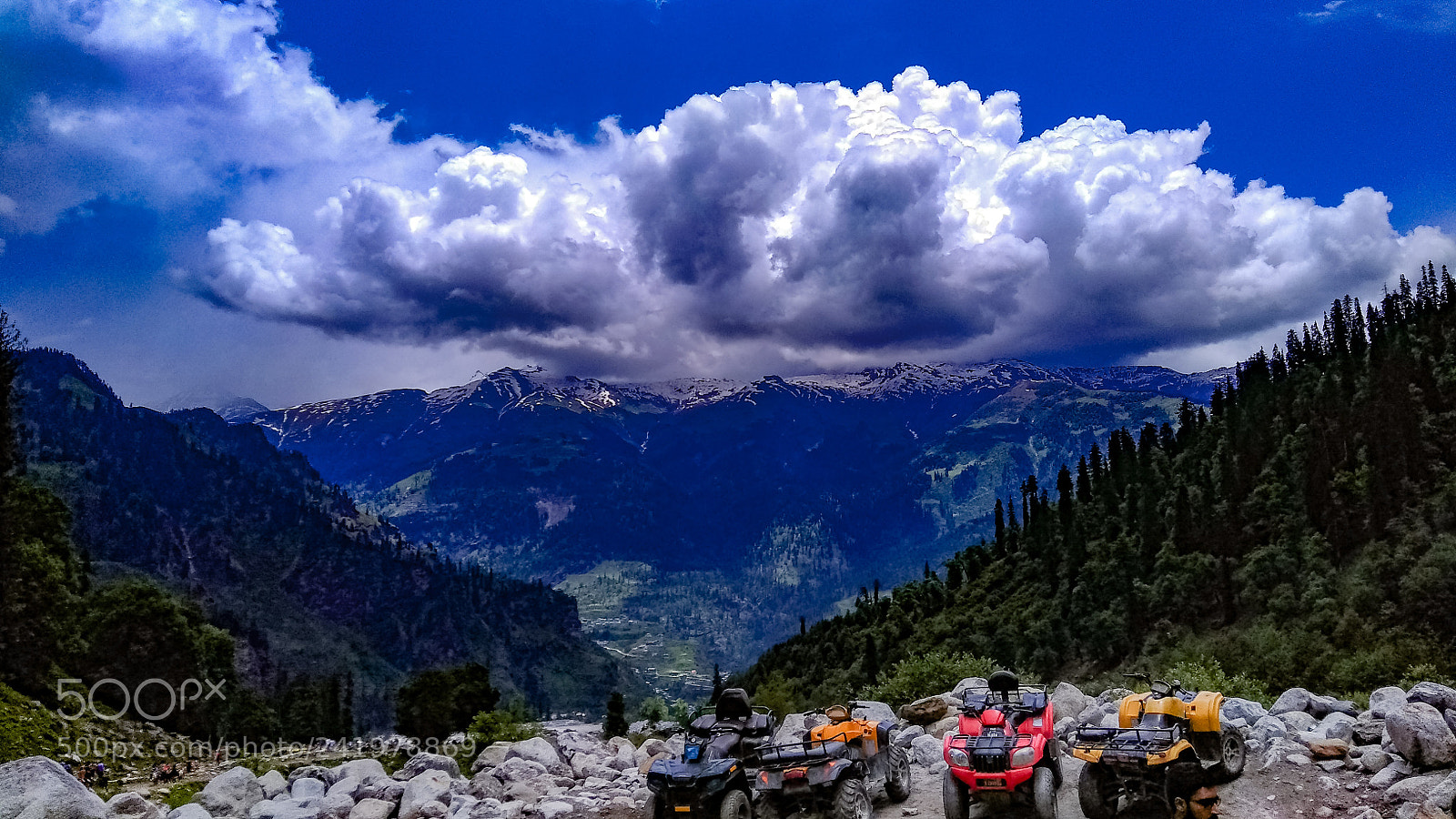 Xiaomi Redmi Note 4 sample photo. Scenery at solang valley photography