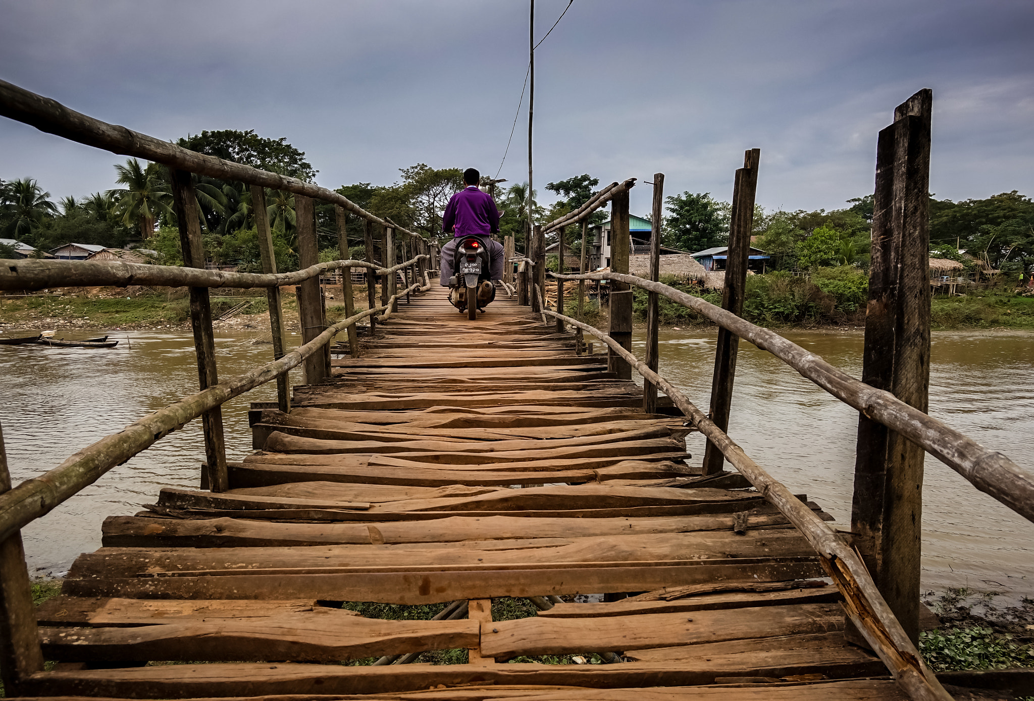 Sony DSC-RX0 sample photo. Adventure. bridge in myanmar photography