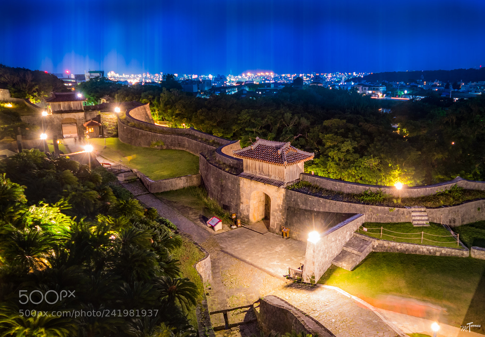 Nikon D7200 sample photo. Shuri castle nightscape photography