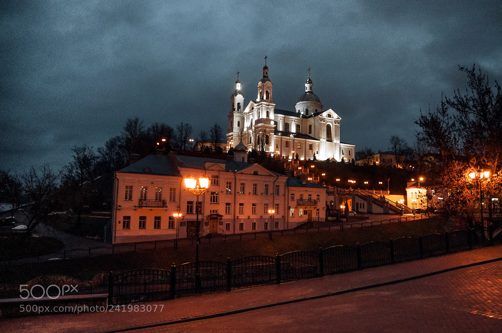 Nikon D90 sample photo. Night vitebsk photography