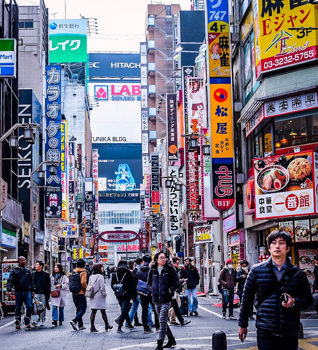 Fujifilm X-T10 sample photo. Shinjukujuku photography