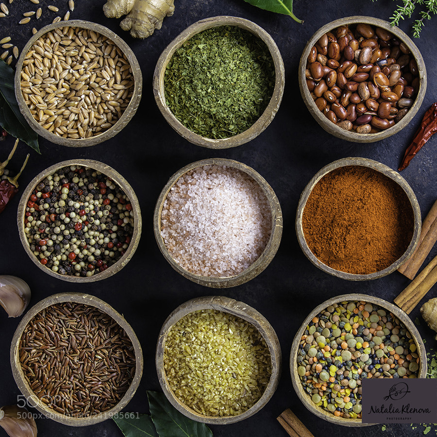 Canon EOS 5DS R sample photo. Set of spices on photography