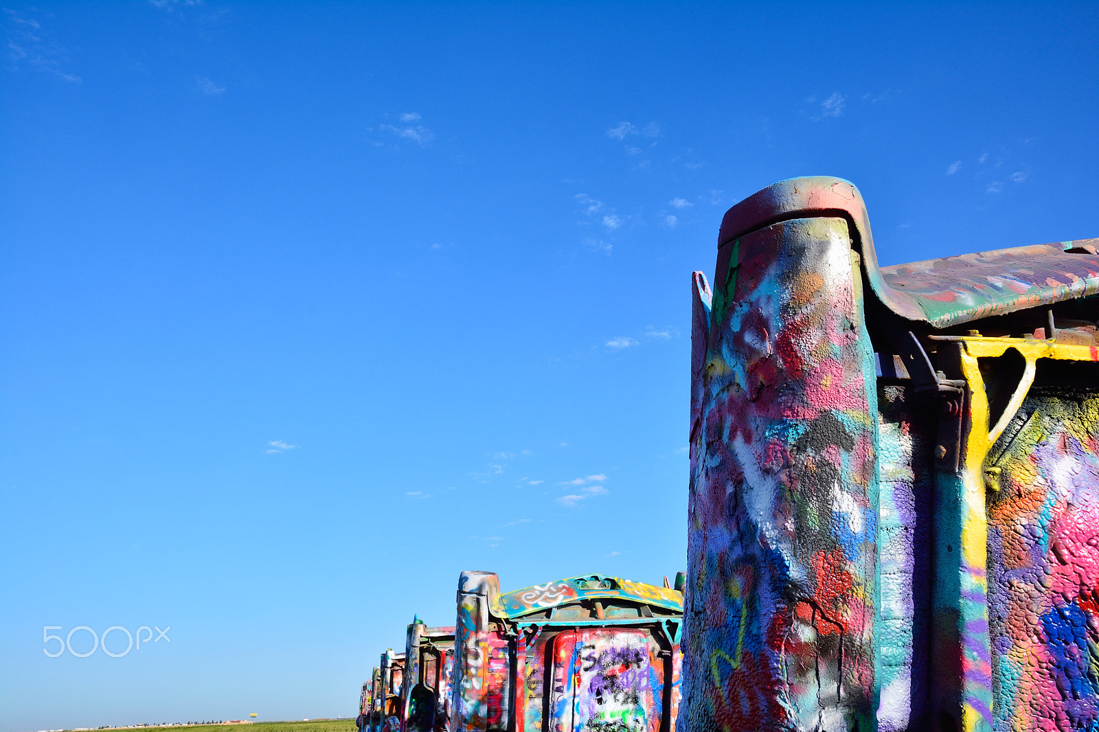 Sigma 17-50mm F2.8 EX DC OS HSM sample photo. Cadillac ranch in amarillo, texas. photography