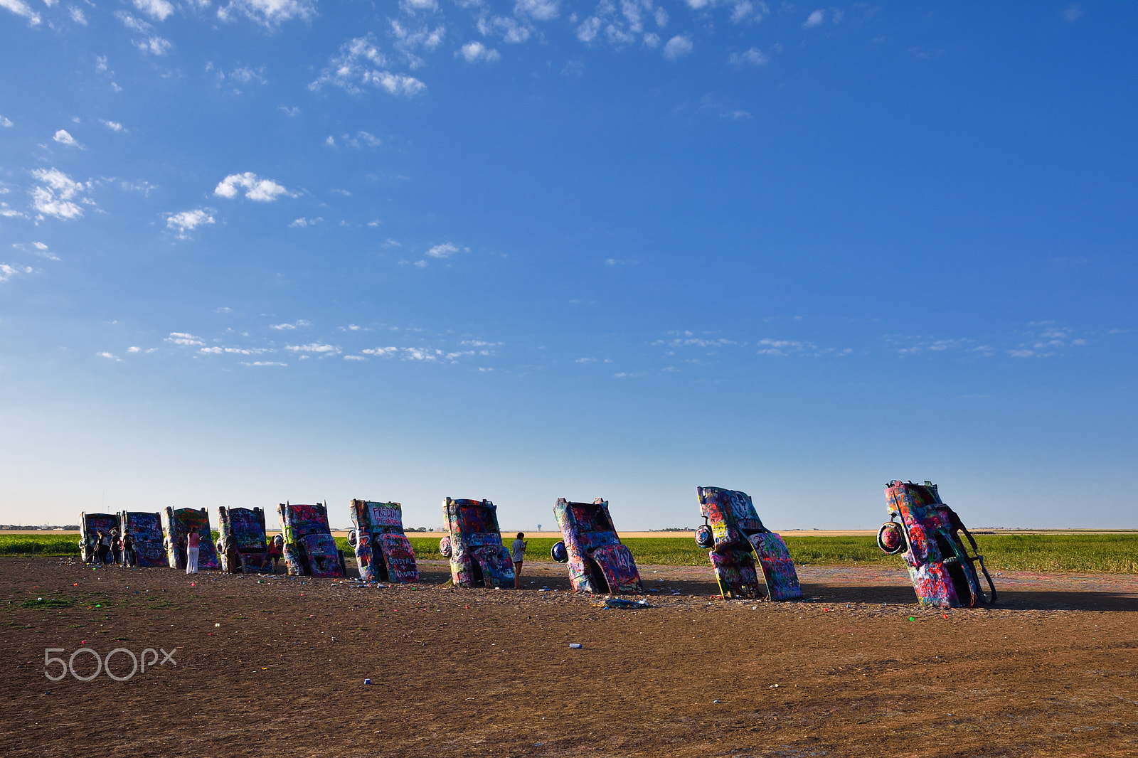Sigma 17-50mm F2.8 EX DC OS HSM sample photo. Cadillac ranch in amarillo, texas. photography