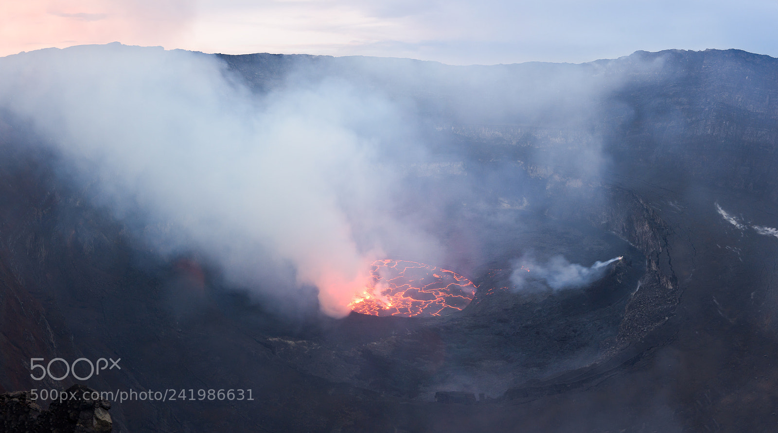 Sony SLT-A99V sample photo. Sunset on the nyiragongo photography