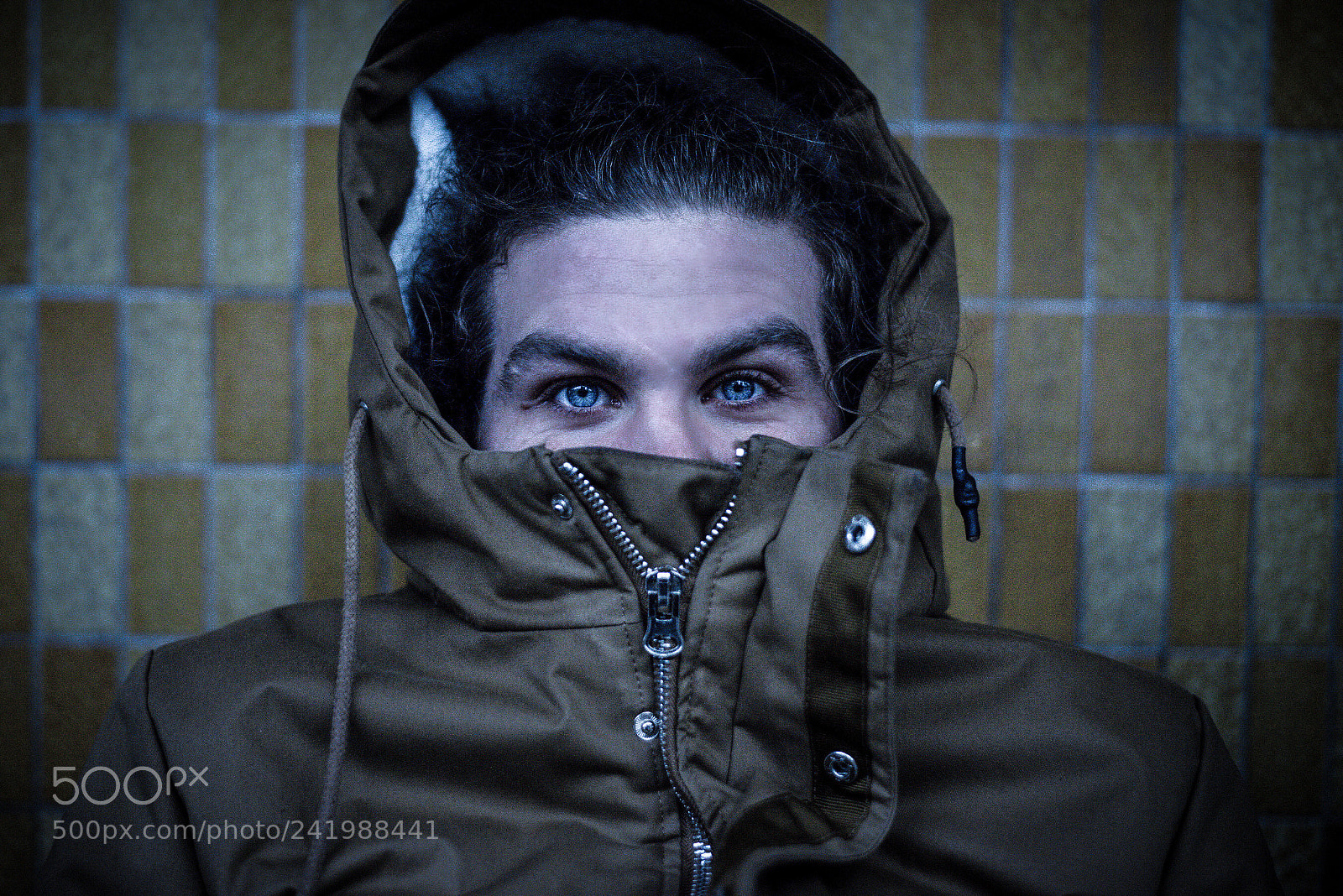 Nikon D800 sample photo. Paris subway with blue photography