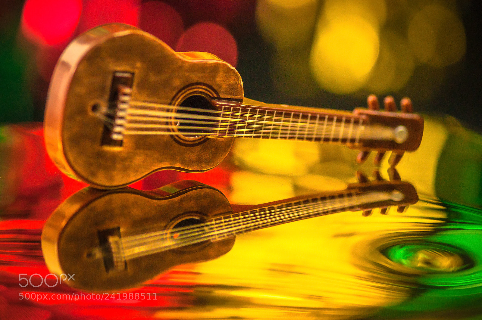 Nikon D5000 sample photo. Six strings photography