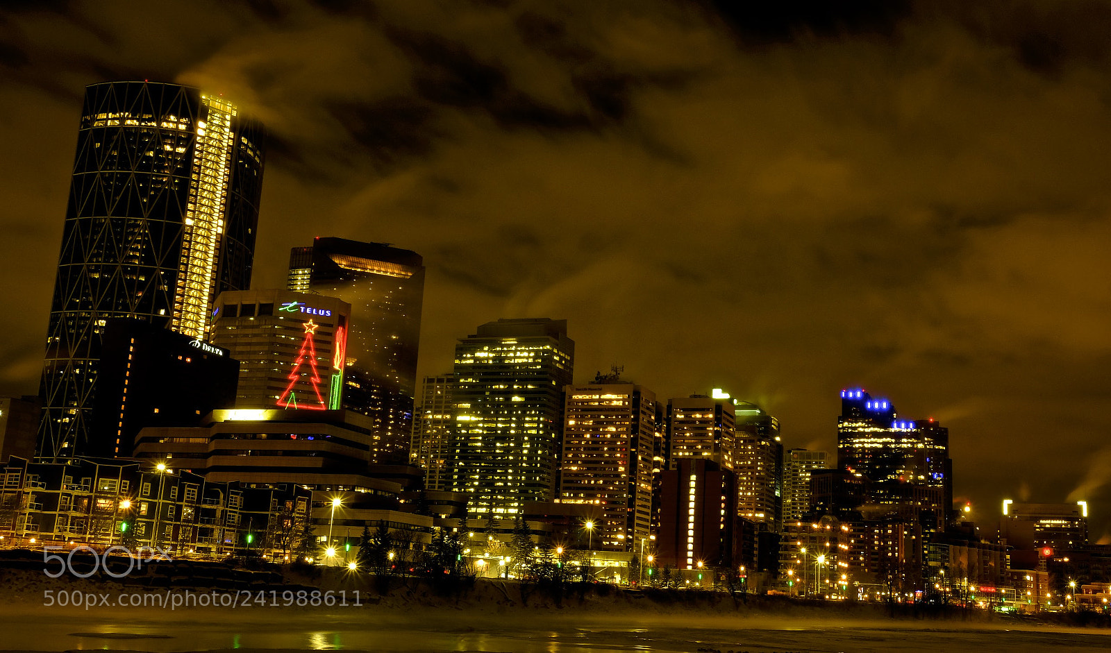 Fujifilm X-T2 sample photo. Calgary night photography
