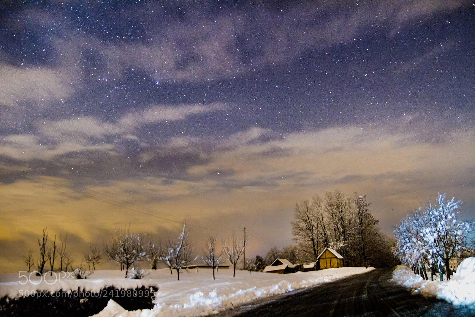 Canon EOS 7D sample photo. Awesome winter night photography