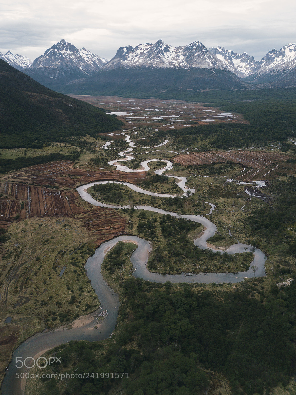 DJI FC220 sample photo. Rivers at the end photography