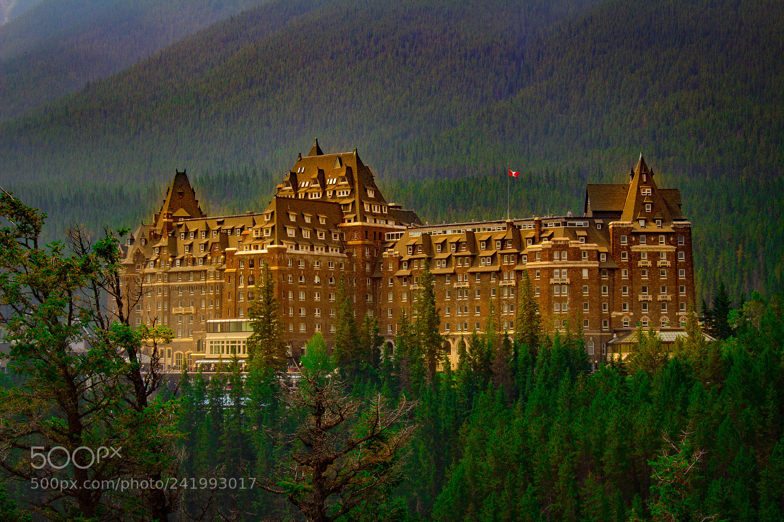 Canon EOS 100D (EOS Rebel SL1 / EOS Kiss X7) sample photo. Banff springs hotel photography