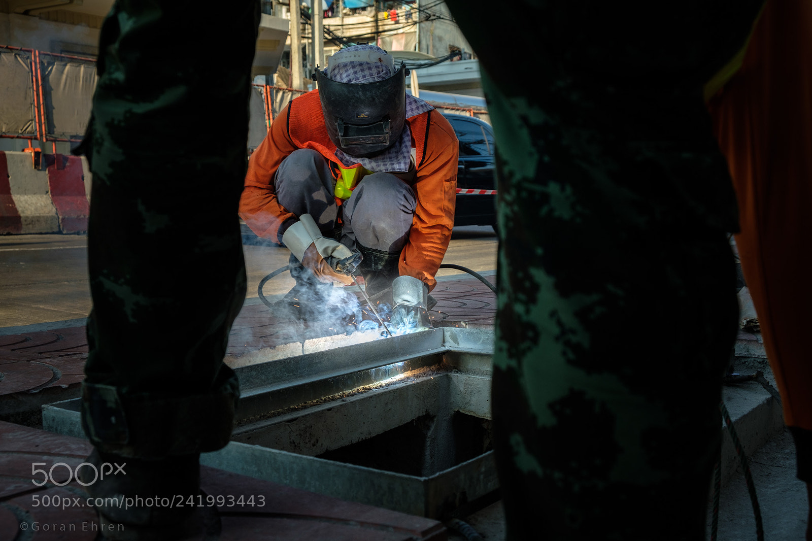 Fujifilm X-T2 sample photo. Welding the frame photography