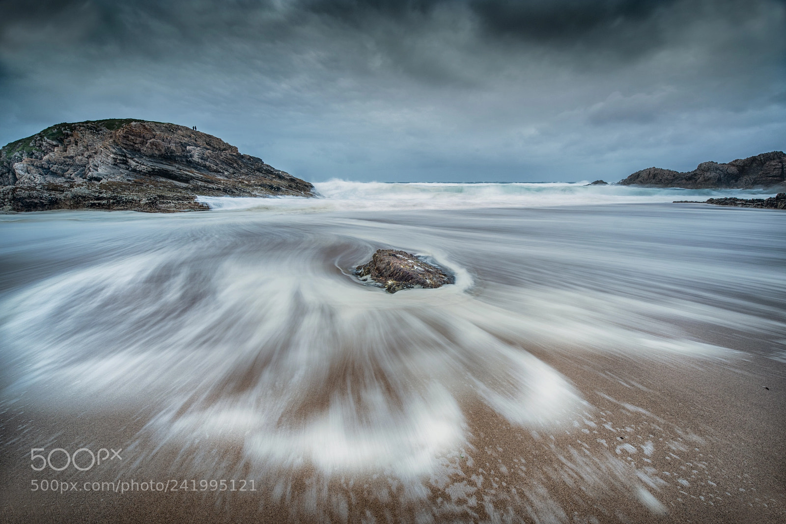 Nikon D810 sample photo. Swash and backwash photography