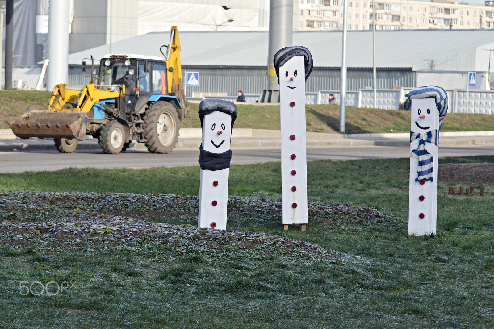 Nikon D3200 sample photo. Snowmen photography
