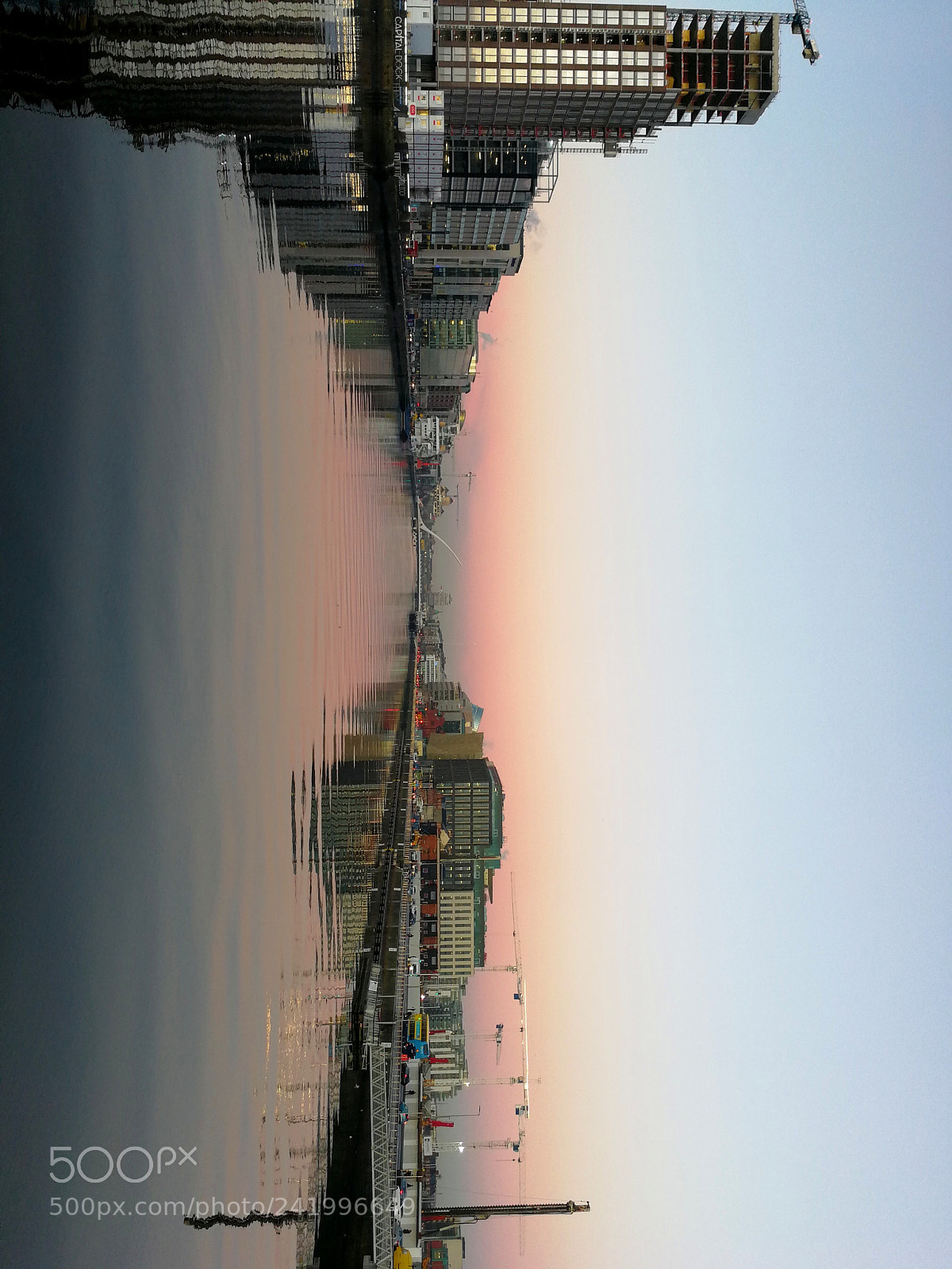 HUAWEI P10 sample photo. Dublin sunrise photography