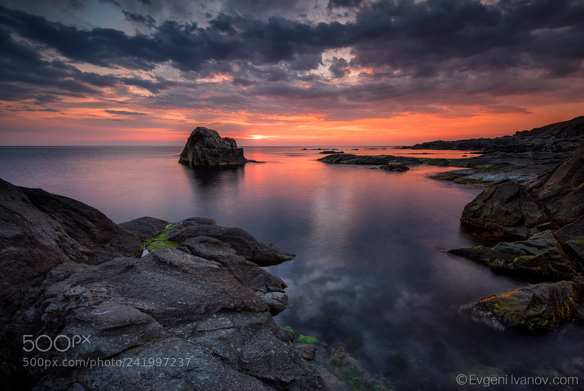 Nikon D810 sample photo. Rocky sunrise photography