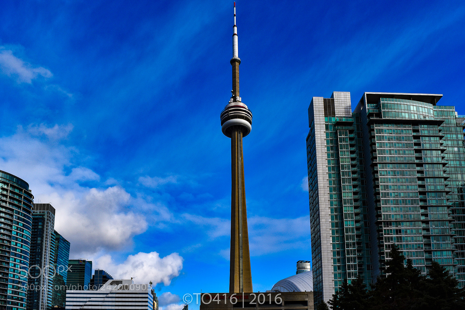 Nikon D5500 sample photo. Cn tower photography
