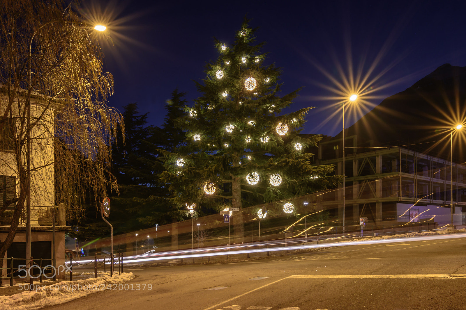 Nikon D7200 sample photo. Albero di natale sondalo photography