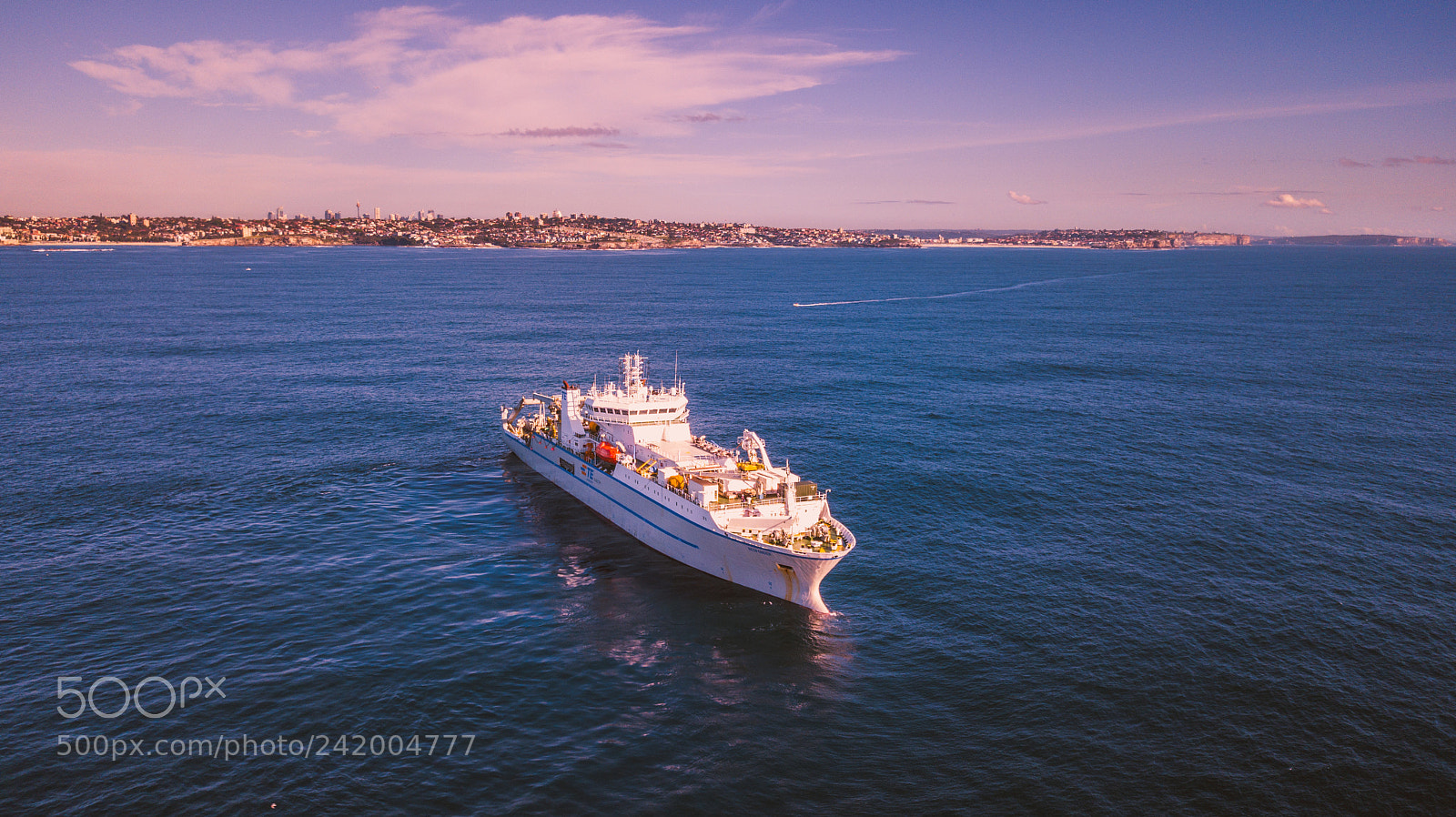 DJI FC220 sample photo. Parked ship, malabar headland photography